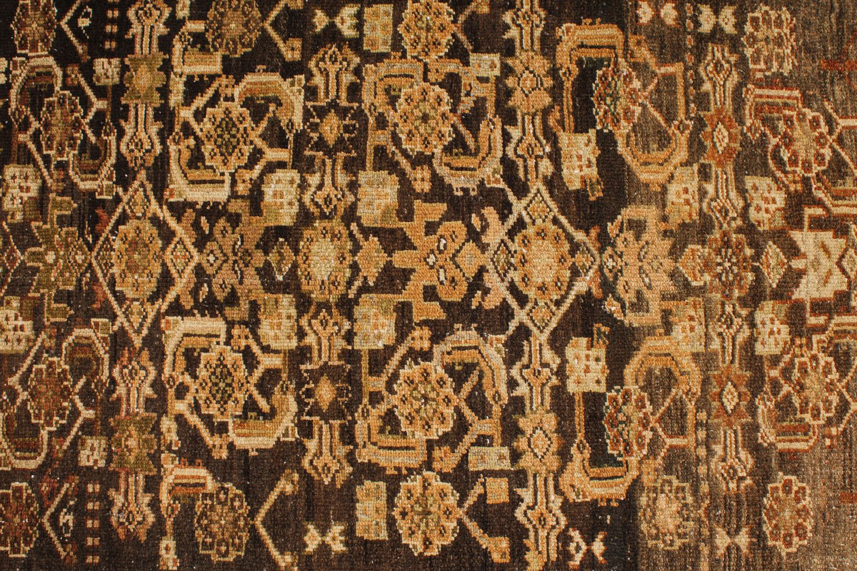 4x13 Brown and Camel Persian Runner