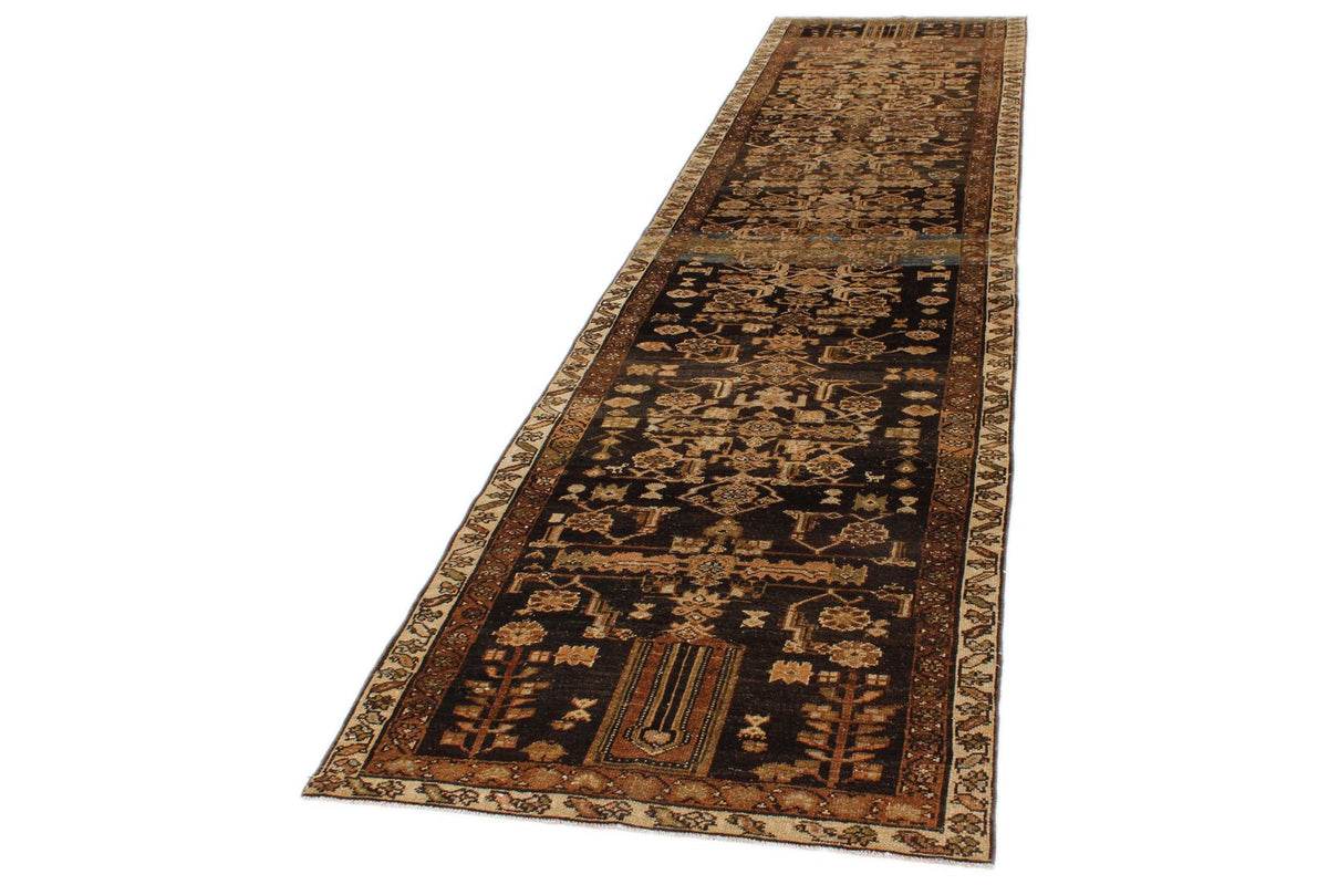 4x13 Brown and Camel Persian Runner