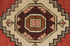 3x9 Red and Ivory Turkish Tribal Runner