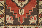 3x9 Red and Ivory Turkish Tribal Runner