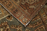 4x10 Brown and Multicolor Turkish Tribal Runner