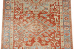 3x9 Lİght Red and Multicolor Turkish Tribal Runner