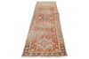 3x9 Lİght Red and Multicolor Turkish Tribal Runner