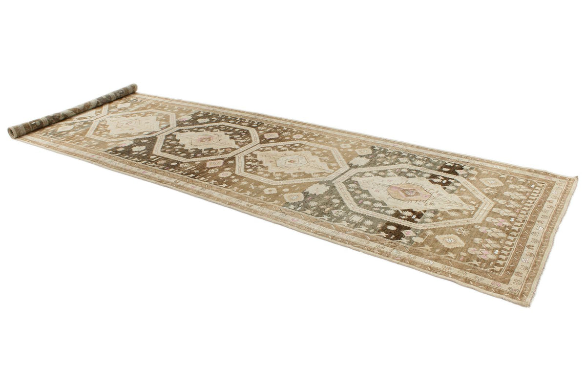 5x16 Brown and Beige Anatolian Tribal Runner