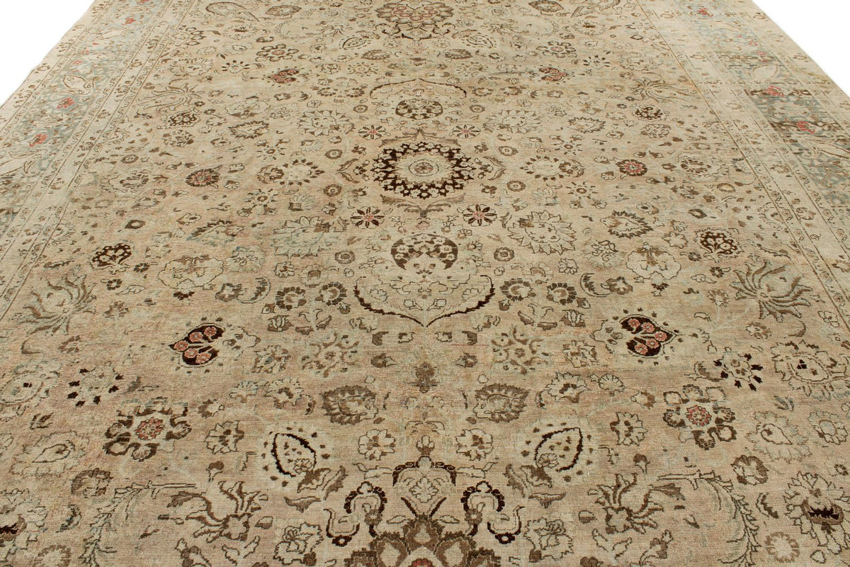 11x15 Light Rust and Multicolor Persian Rug