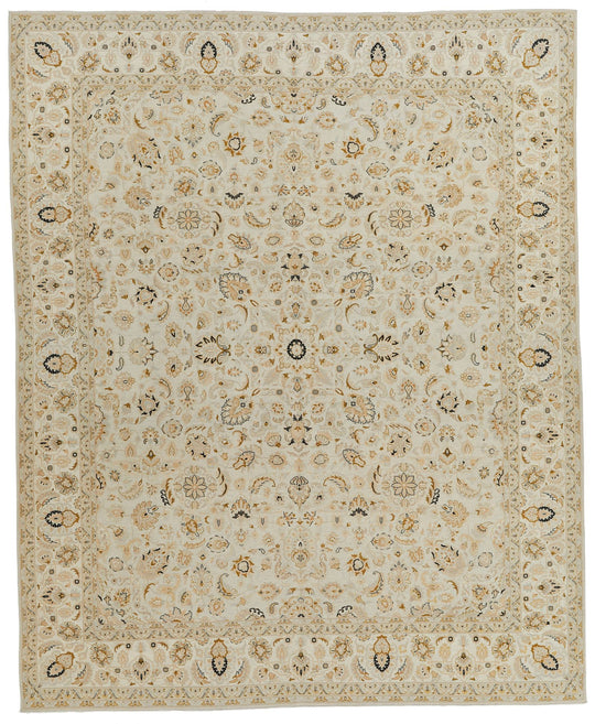 8x10 Ivory and Ivory Persian Traditional Rug