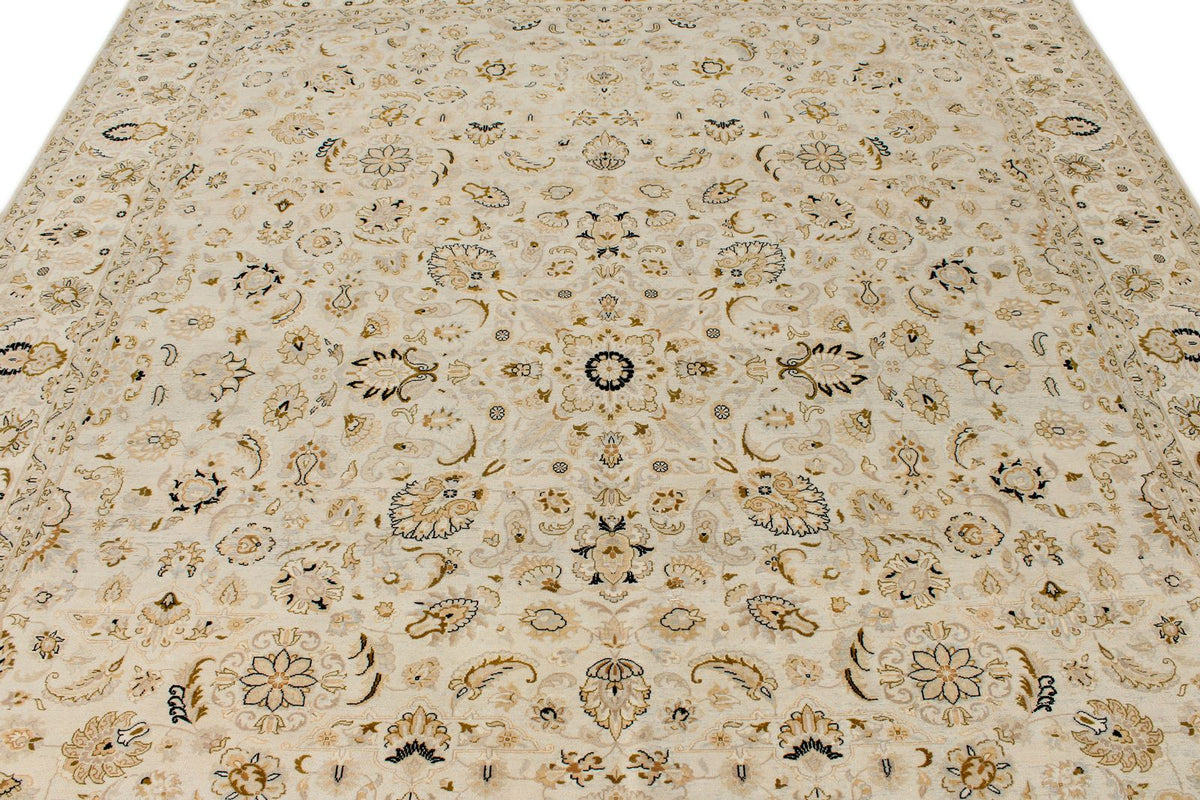 8x10 Ivory and Ivory Persian Traditional Rug