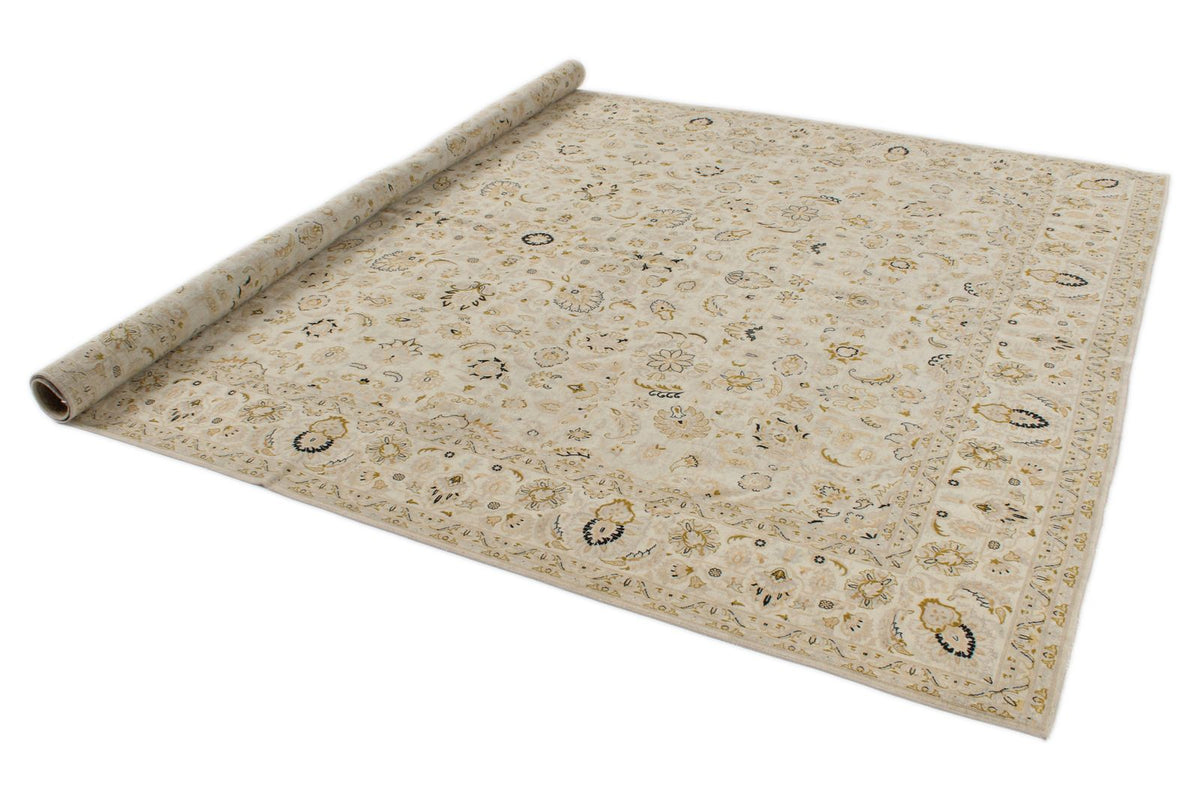 8x10 Ivory and Ivory Persian Traditional Rug