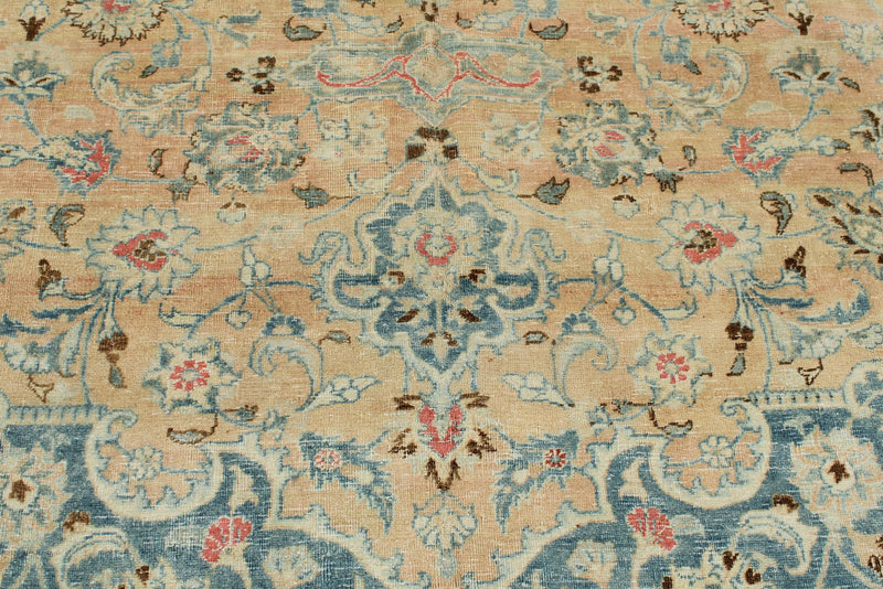 10x12 Pink and Blue Persian Traditional Rug