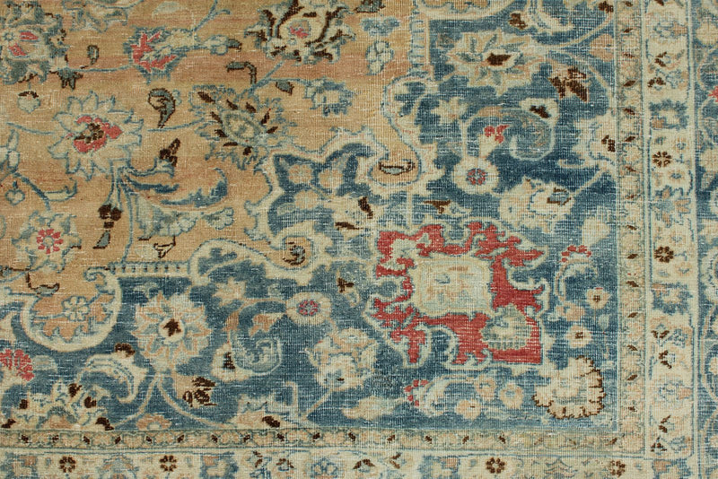 10x12 Pink and Blue Persian Traditional Rug