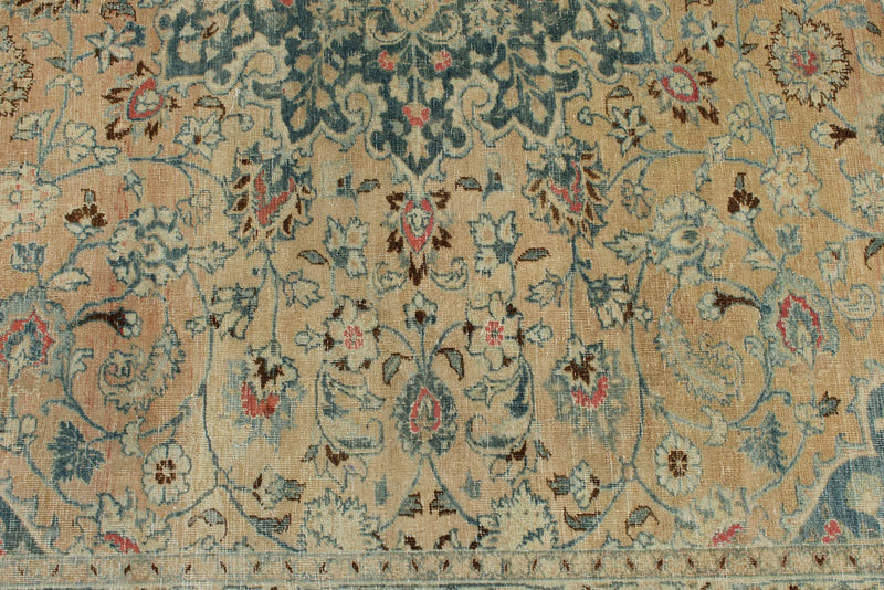10x12 Pink and Blue Persian Traditional Rug