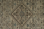 5x7 Light Gray and Gray Persian Tribal Rug