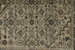 5x7 Light Gray and Gray Persian Tribal Rug