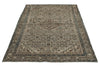 5x7 Light Gray and Gray Persian Tribal Rug