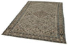 5x7 Light Gray and Gray Persian Tribal Rug