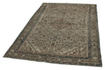 5x7 Light Gray and Gray Persian Tribal Rug