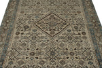 5x7 Light Gray and Gray Persian Tribal Rug