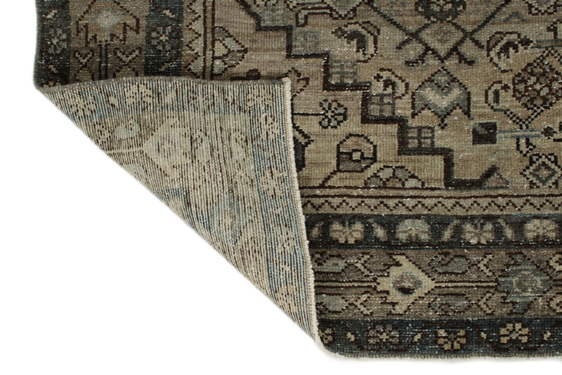 5x7 Light Gray and Gray Persian Tribal Rug