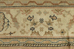 11x16 Light Brown and Beige Turkish Oushak Rug