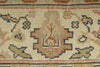 11x16 Light Brown and Beige Turkish Oushak Rug