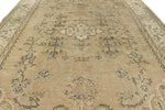 11x16 Light Brown and Beige Turkish Oushak Rug