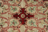 5x9 Red and Green Turkish Tribal Rug