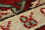 5x9 Red and Green Turkish Tribal Rug