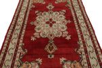 5x9 Red and Green Turkish Tribal Rug