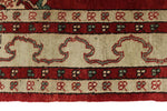 5x9 Red and Green Turkish Tribal Rug