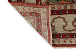 5x9 Red and Green Turkish Tribal Rug