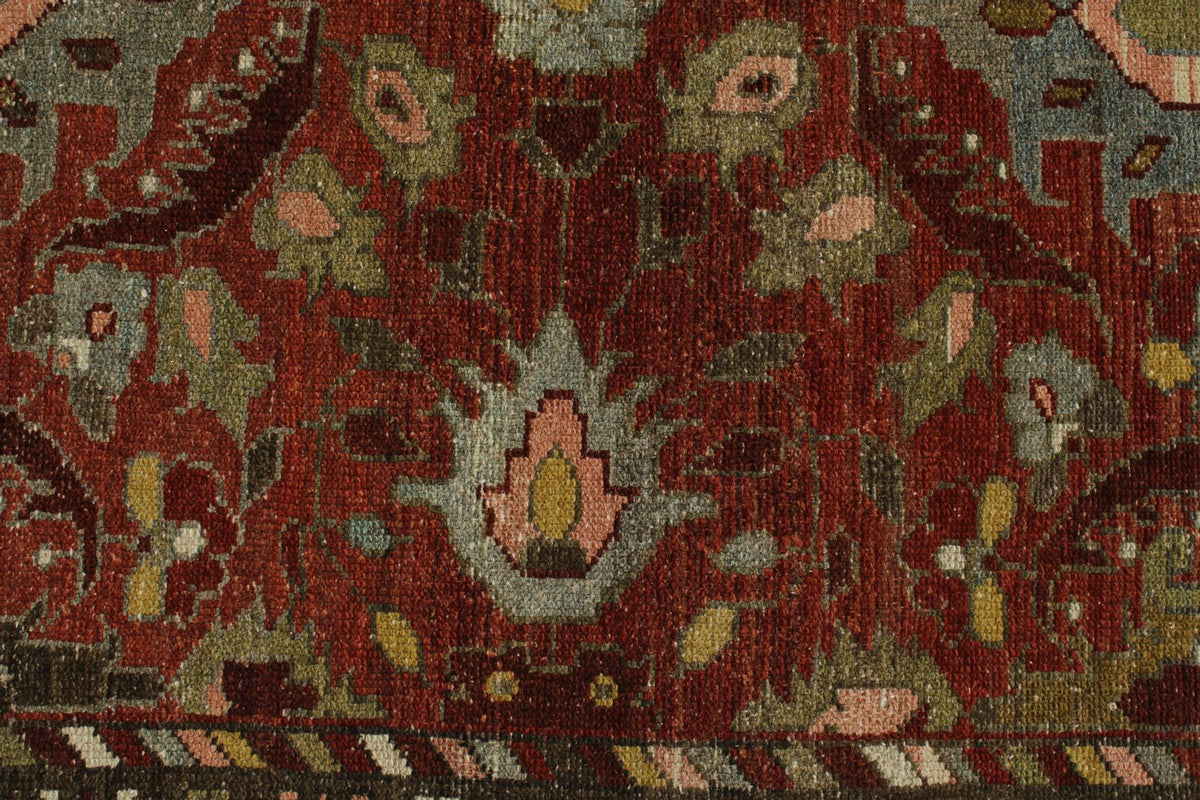 4x10 Rust and Brown Persian Tribal Runner
