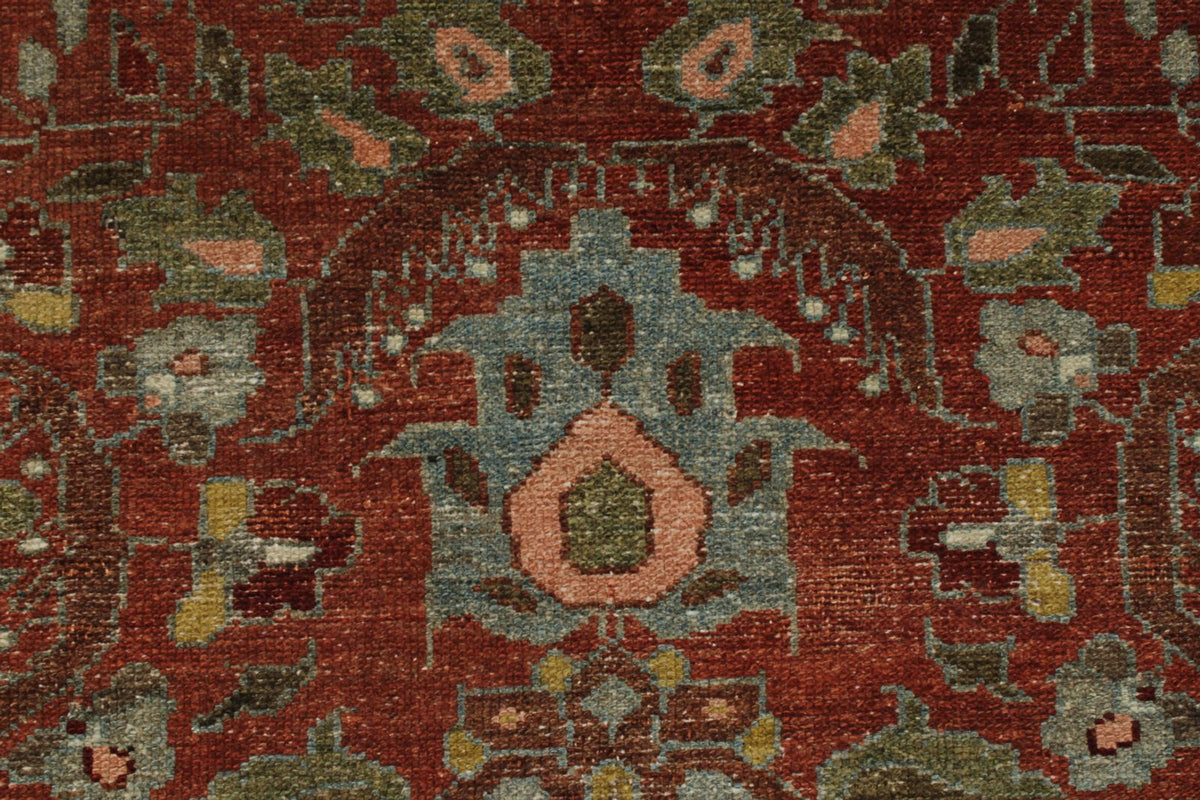 4x10 Rust and Brown Persian Tribal Runner