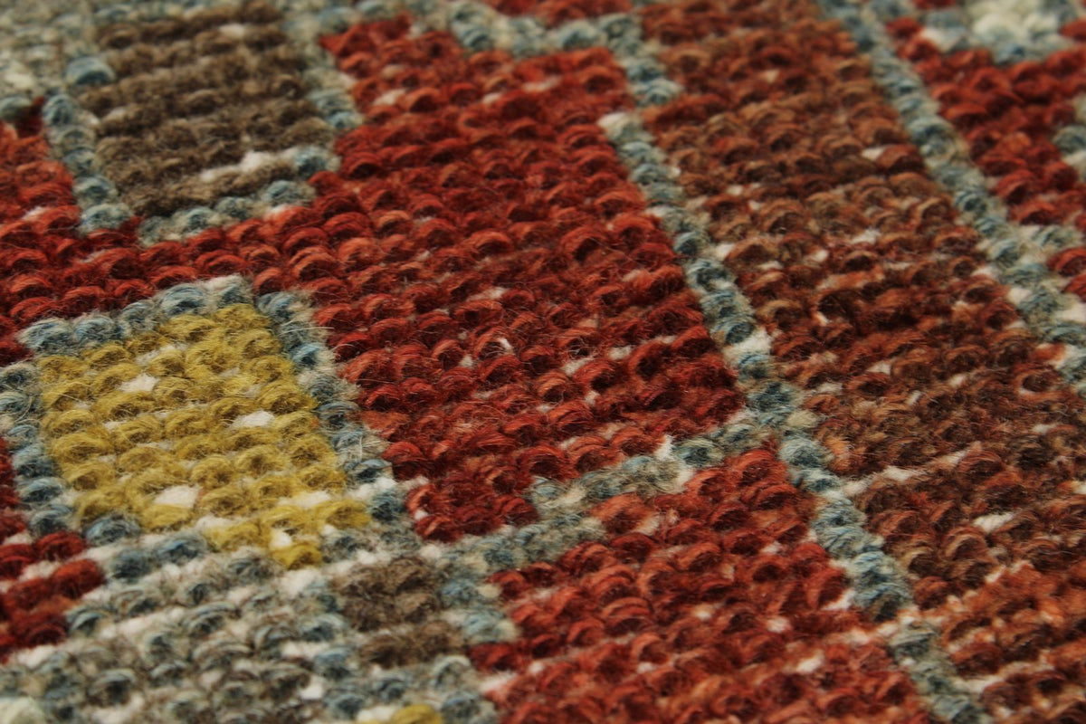 4x10 Rust and Brown Persian Tribal Runner