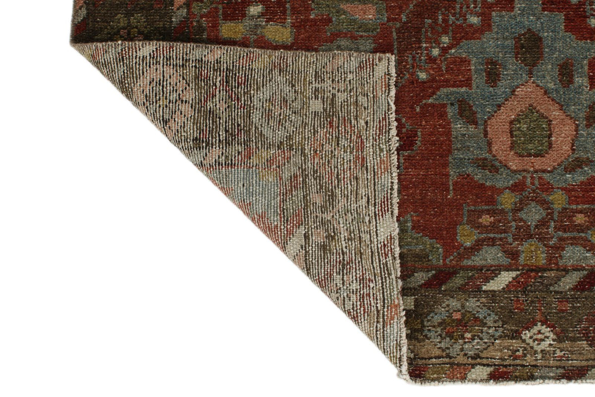 4x10 Rust and Brown Persian Tribal Runner