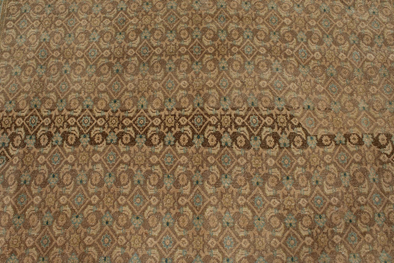 8x10 Lıght Brown and Beıge Persian Traditional Rug