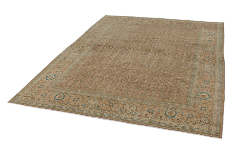 8x10 Lıght Brown and Beıge Persian Traditional Rug