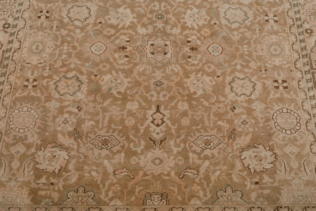 7x10 Camel and Brown Persian Traditional Rug