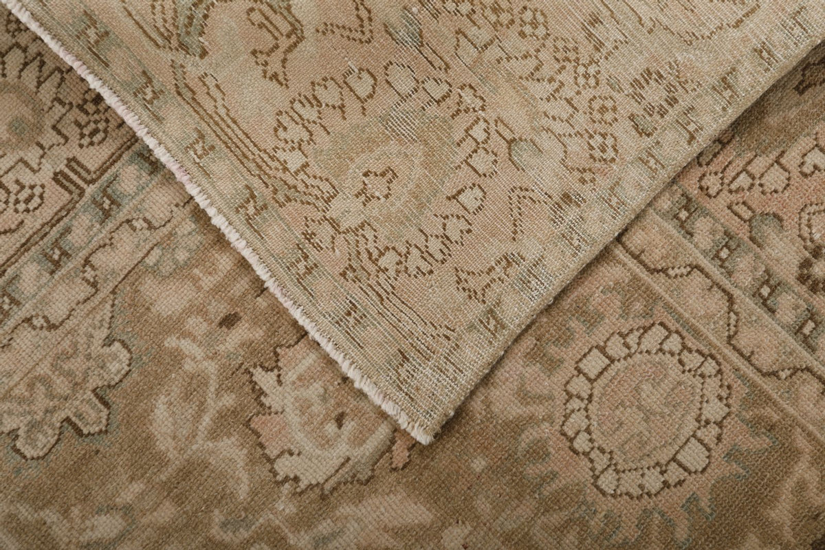 7x10 Camel and Brown Persian Traditional Rug