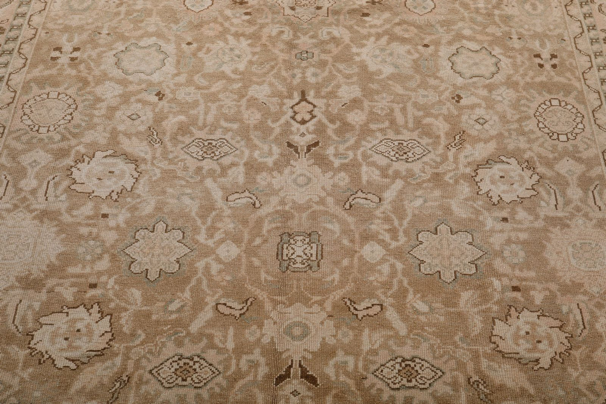 7x10 Camel and Brown Persian Traditional Rug