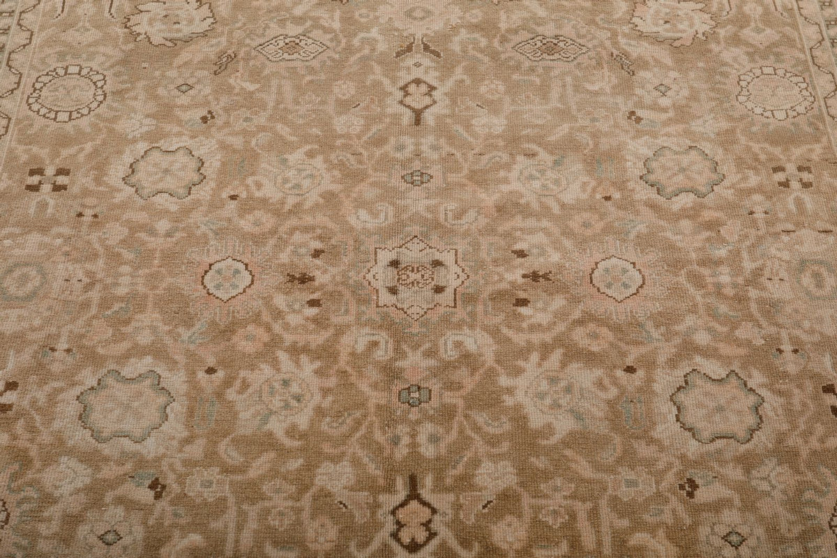 7x10 Camel and Brown Persian Traditional Rug