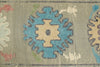 3x15 Gray and Multicolor Turkish Oushak Runner