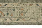 3x17 Gray and Ivory Turkish Oushak Runner