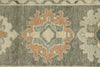 3x17 Gray and Ivory Turkish Oushak Runner