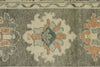 3x17 Gray and Ivory Turkish Oushak Runner