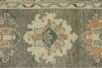3x17 Gray and Ivory Turkish Oushak Runner