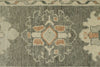 3x17 Gray and Ivory Turkish Oushak Runner