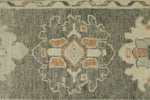 3x17 Gray and Ivory Turkish Oushak Runner