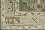 3x17 Gray and Ivory Turkish Oushak Runner