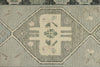 3x17 Light Gray and Gray Turkish Oushak Runner