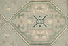 3x17 Light Gray and Gray Turkish Oushak Runner
